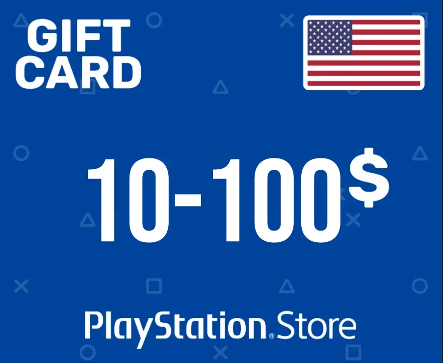 PSN Подарочная карта США (10-100 USD) - Купить онлайн