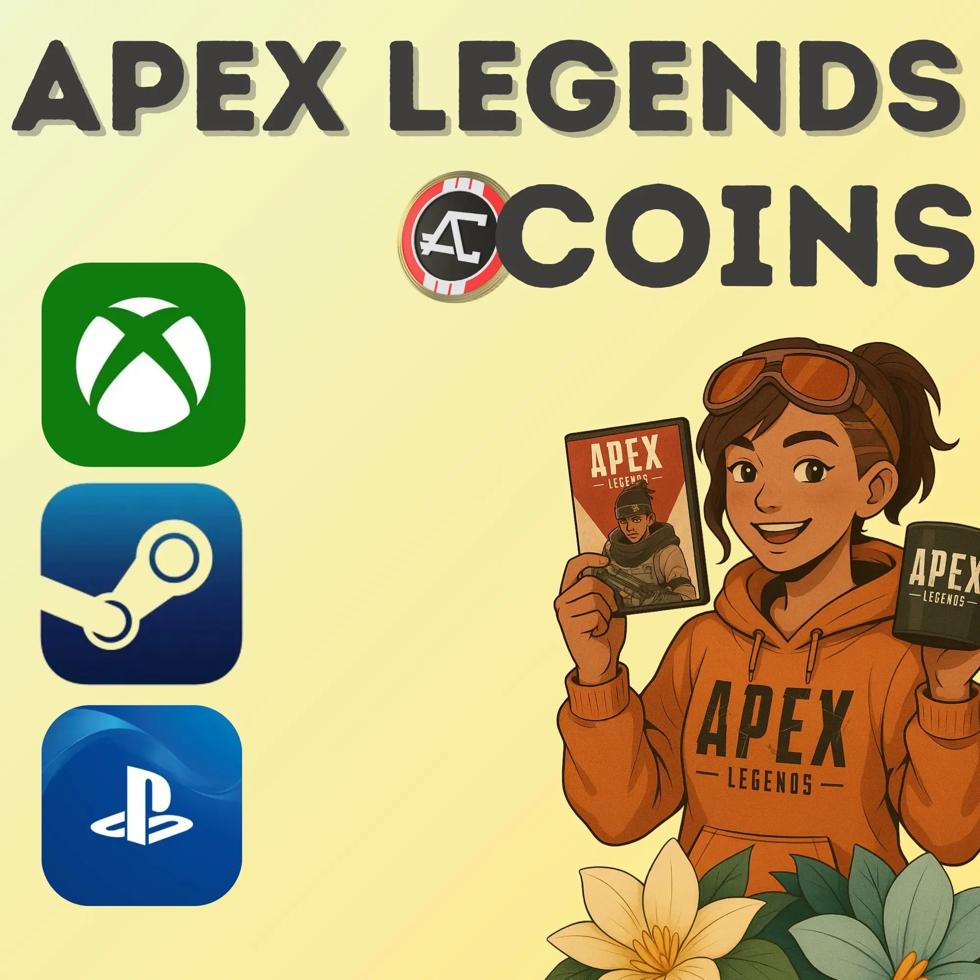 Монеты Apex Legends | STEAM/PS/XBOX | Любой Регион