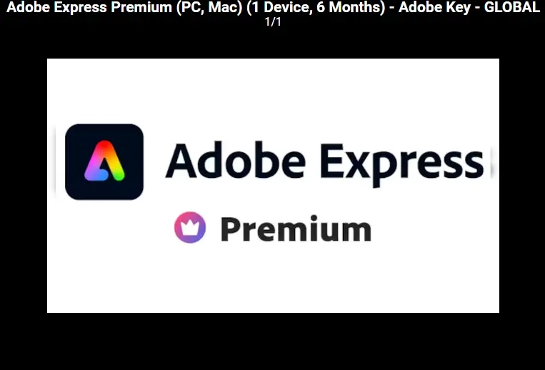 Adobe Express Premium (6 мес.) Ключ GLOBAL - Купить онлайн