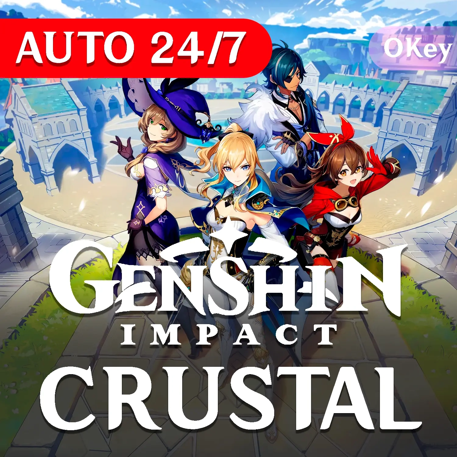 Genshin Impact: Кристаллы, Граммы, Луны - Купить О...