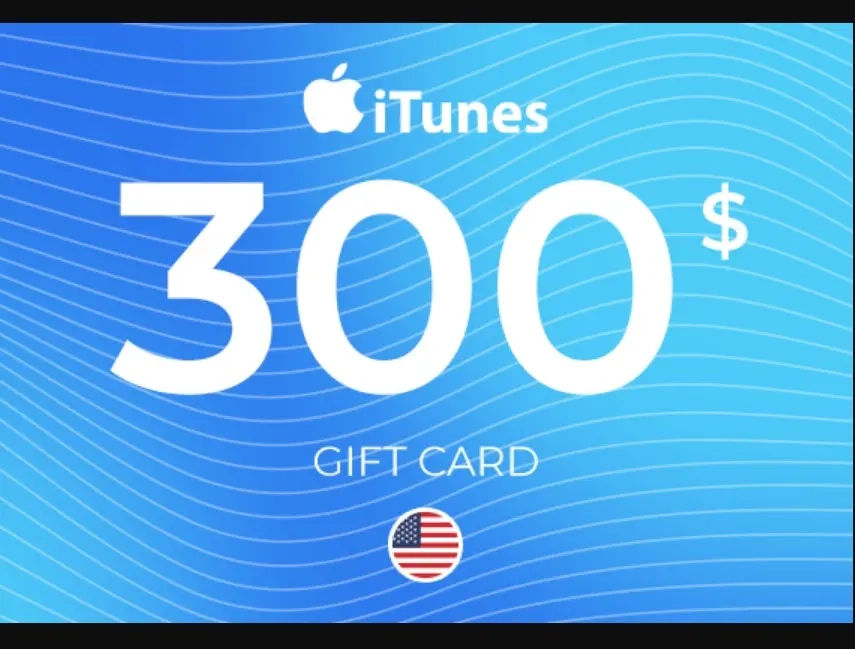 iTunes Gift Card 300 USD (USA) - Apple ID | Мгнове...