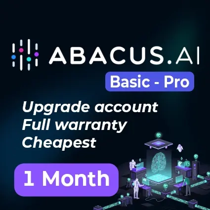 Abacus AI Подписка Basic/Pro на 1 мес | Купить онл...