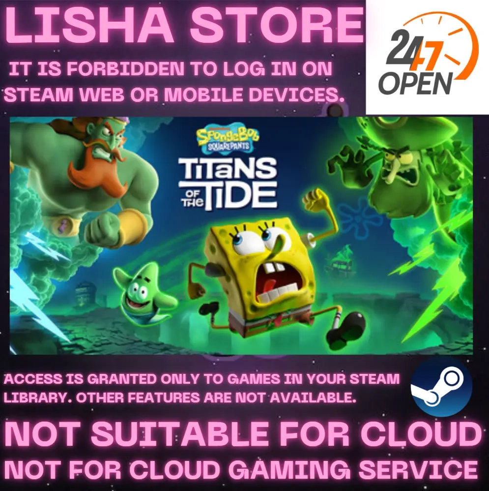 SpongeBob Titans of the Tide: Общий аккаунт Steam Офлайн