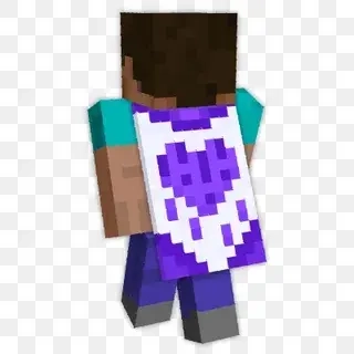 Плащ Purple Heart Cape Minecraft: Ключ Активации О...