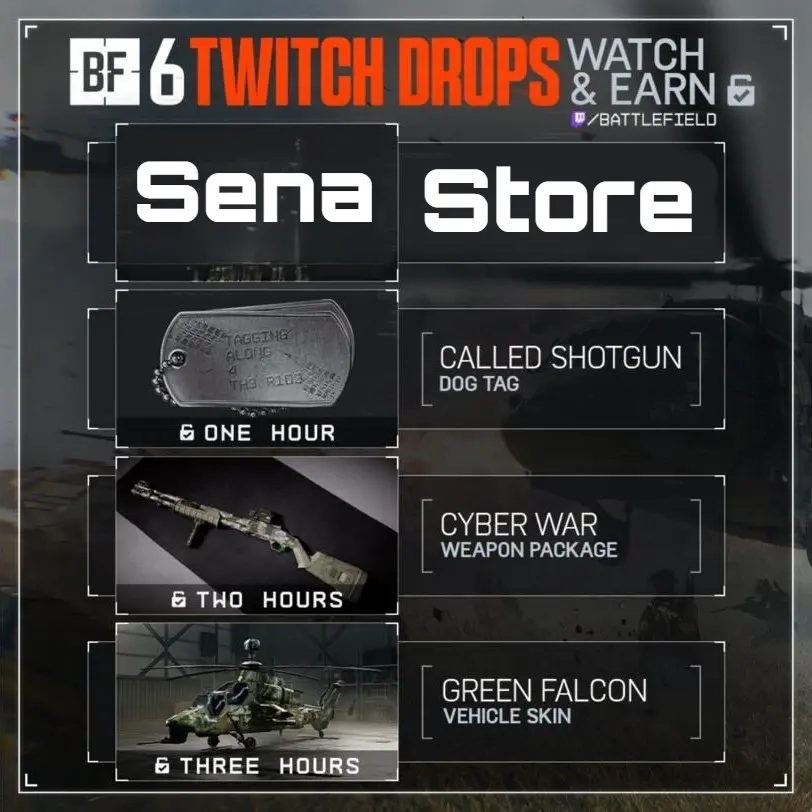 Battlefield 6 Twitch Drops: Скин, Оружие, Жетон | Онлайн
