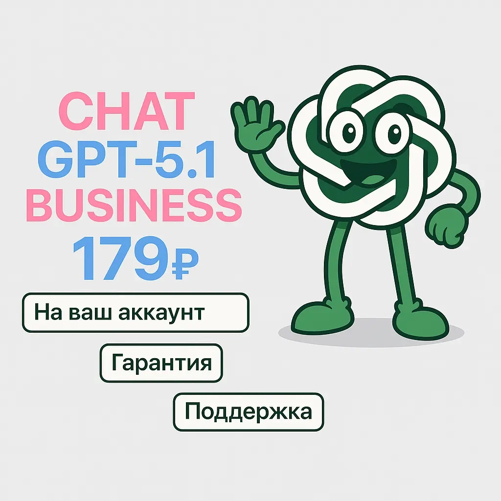 ChatGPT Plus Business | Аккаунт | 1 Месяц | Онлайн