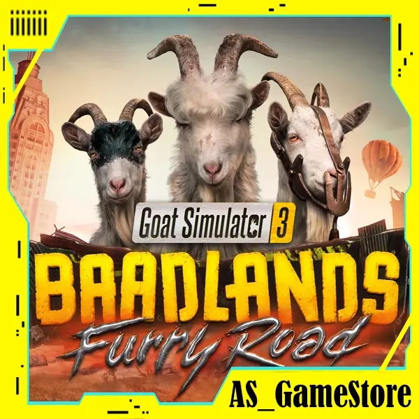 Goat Simulator 3 DLC Baadlands: Furry Road | PlayS...