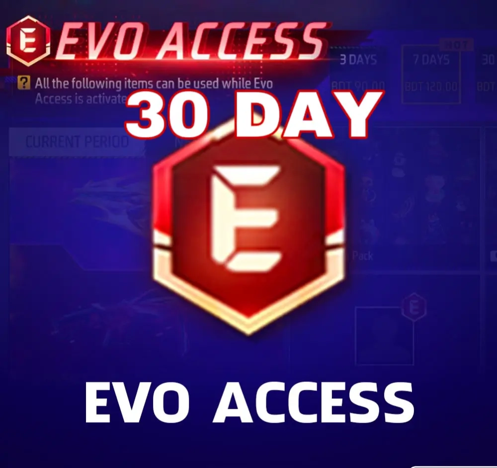 EVO ПРОПУСК Free Fire 30 дней - Эво-Пушки, Персонажи | Онлайн