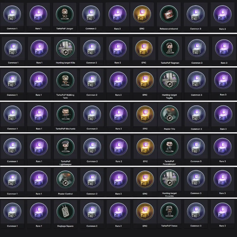 Tarkov Twitch Drops: Предметы 1-8 Дней | Купить Онлайн