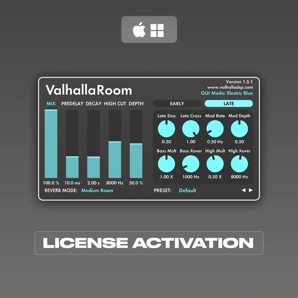 Valhalla Room VST | Ключ активации | Mac/Win | Онлайн