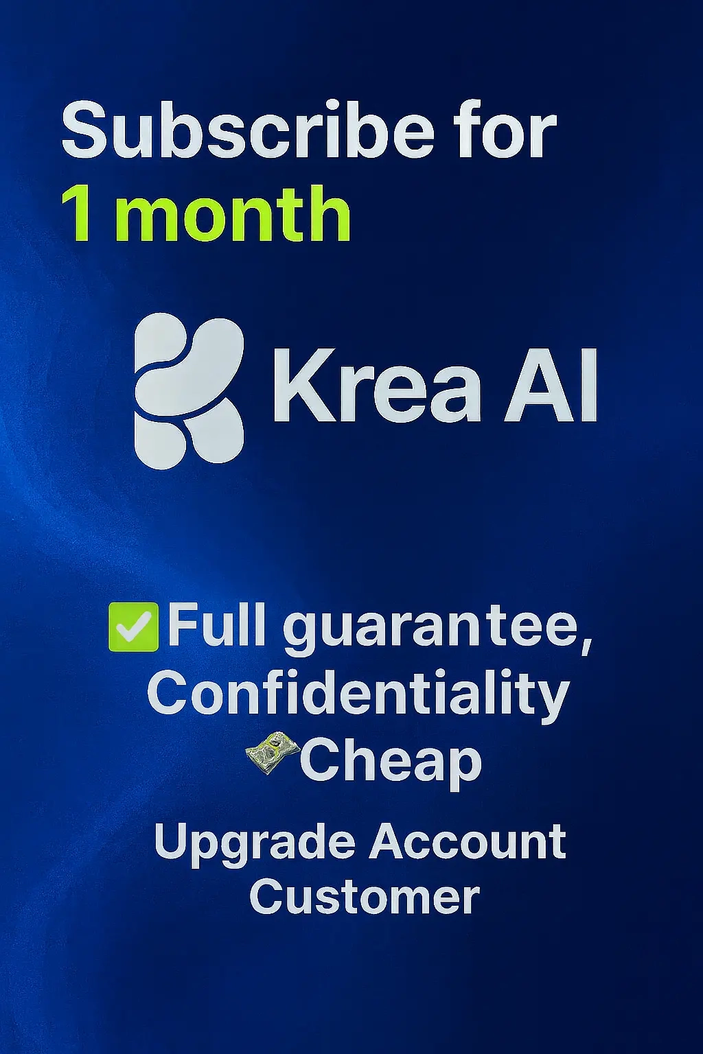 Krea AI: AI для творчества | Активация онлайн