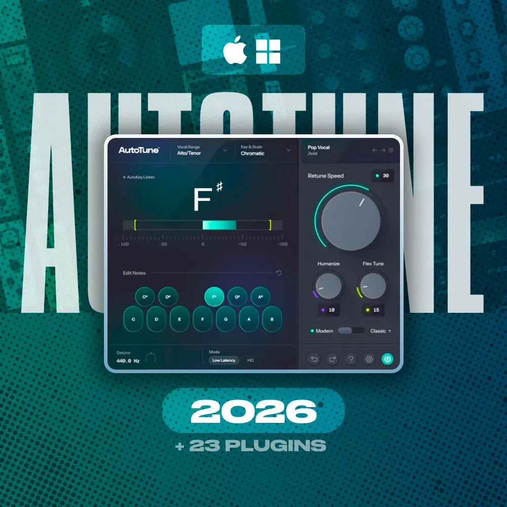 [NEW] Auto-Tune 2026 + 23 плагина Antares - Подписка