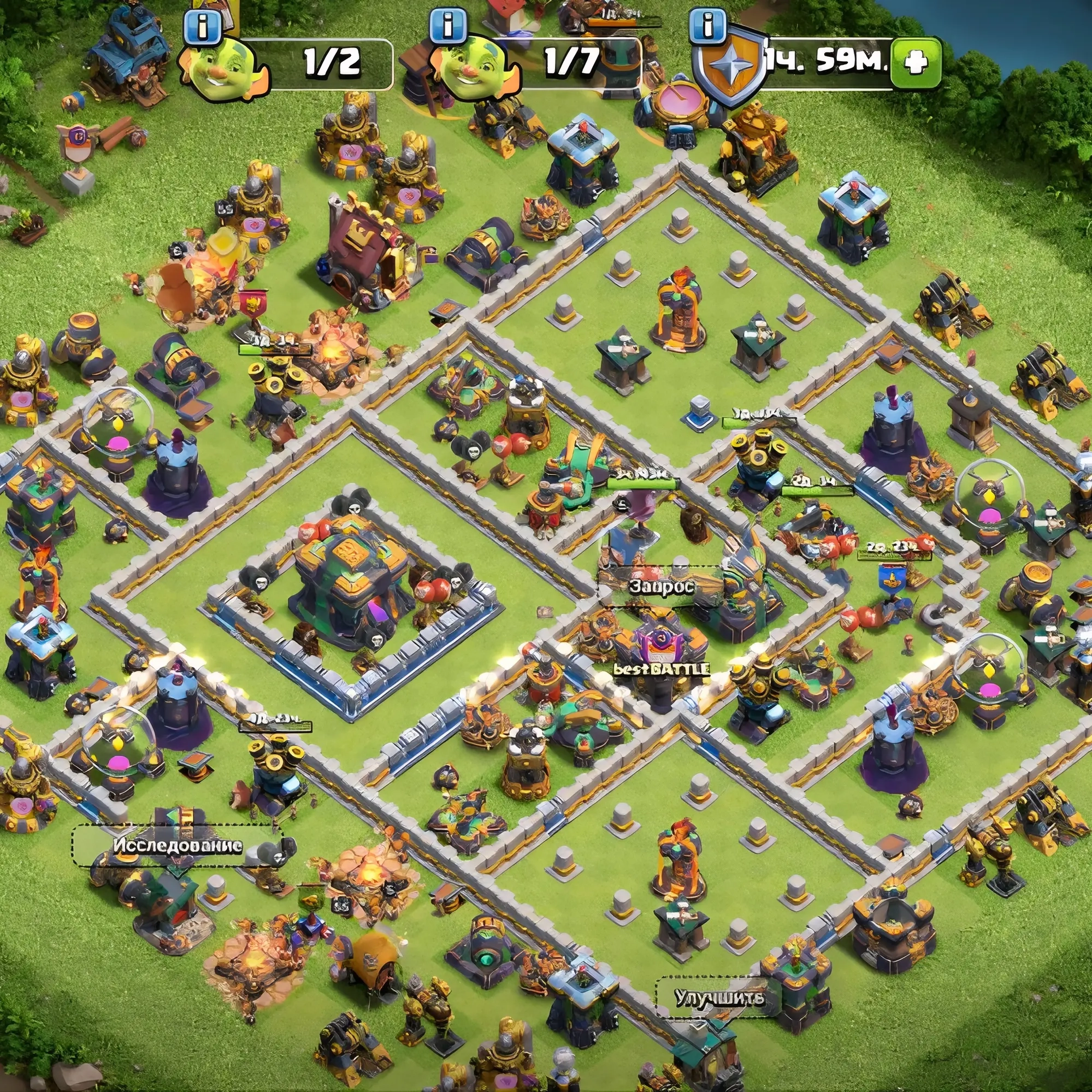 Clash of Clans | Аккаунт 14 TH | BH 09 | Купить онлайн