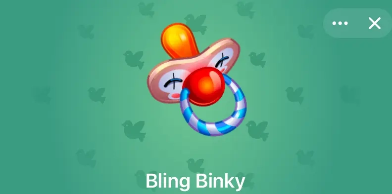 Bling Binky: NFT Подарок Онлайн | Редкие Цифровые Товары