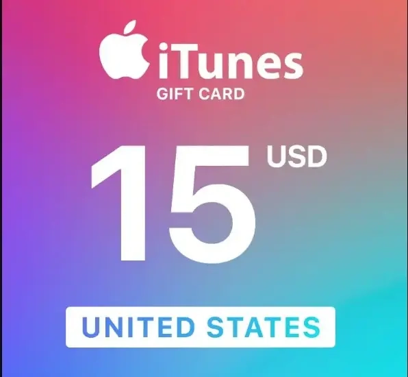 iTunes $15 (США) - Подарочная карта для App Store | Купить онлайн