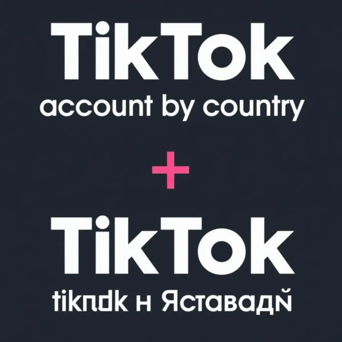 Аккаунты TikTok по странам - Купить онлайн
