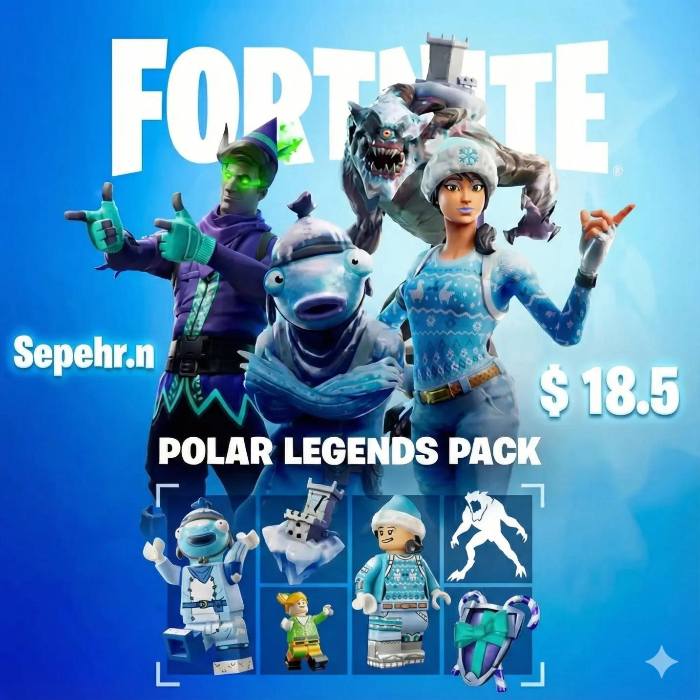Fortnite Polar Legends Pack: Активация на Аккаунт | Купить Онлайн