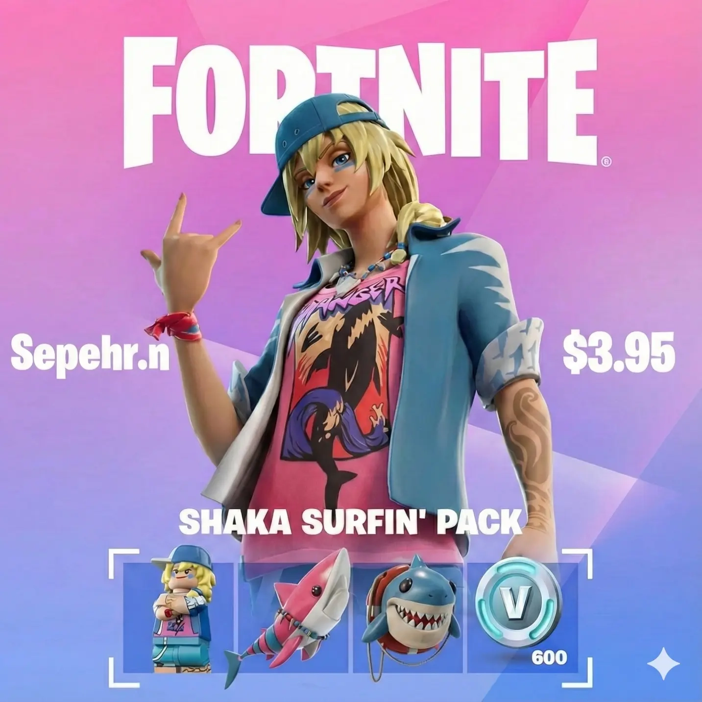 Fortnite Набор Shaka Surfin’ | Купить на Аккаунт | Онлайн