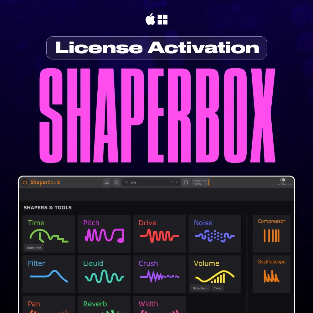 Cableguys ShaperBox 3: ключ активации для Windows/macOS