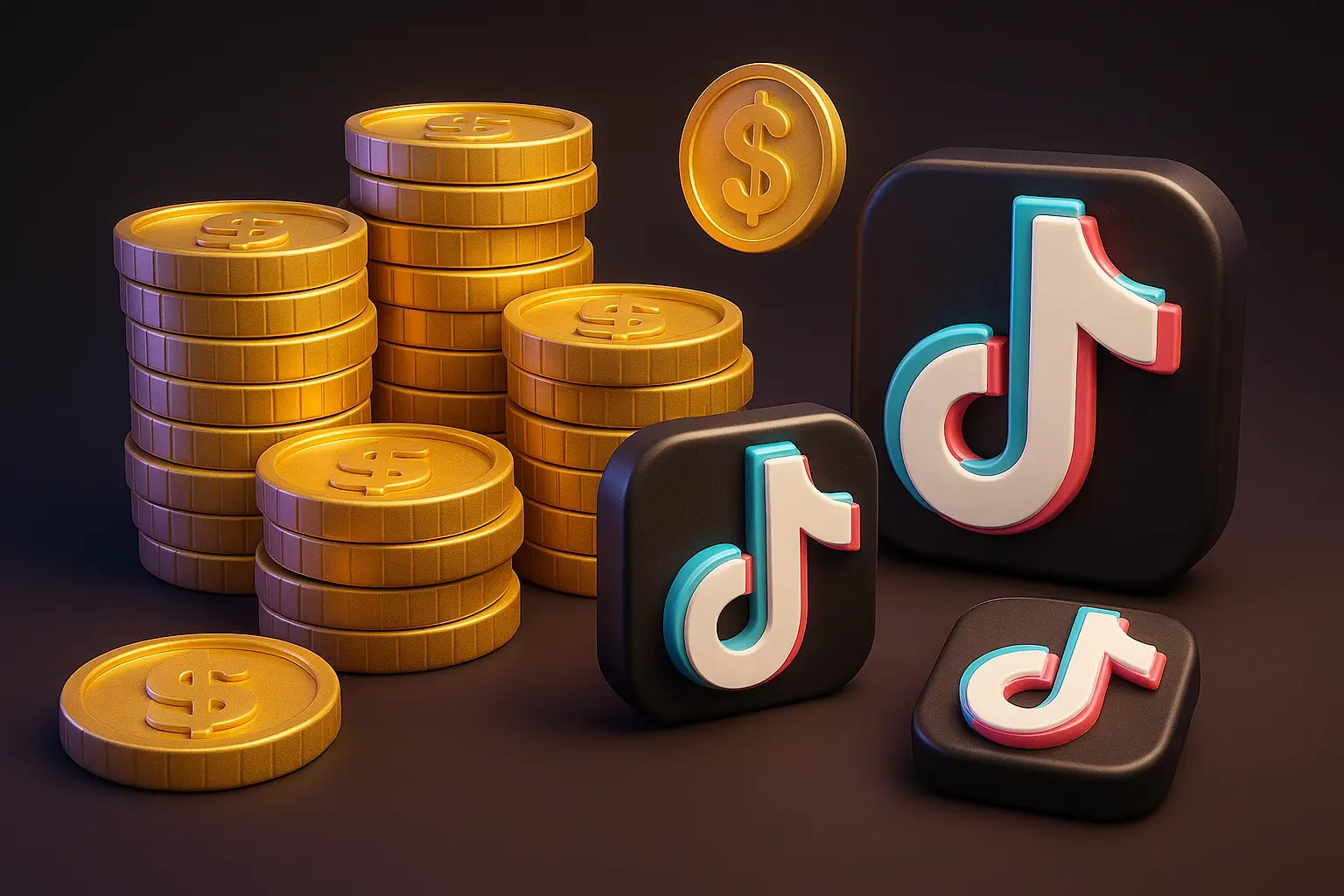 Пополнение TikTok Coins GLOBAL | Купить Монеты Tik...