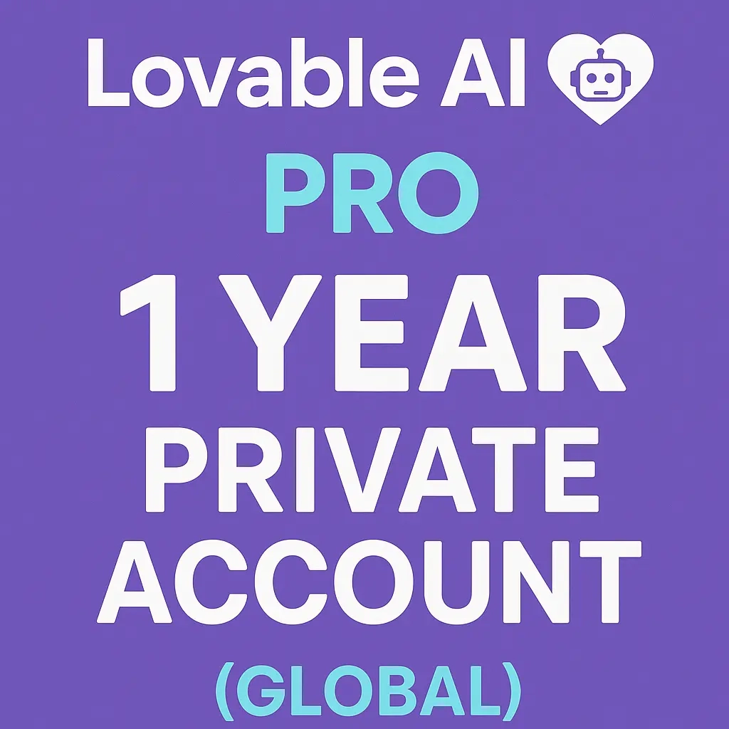 Lovable AI Pro: Персональный аккаунт на 1 год | Он...