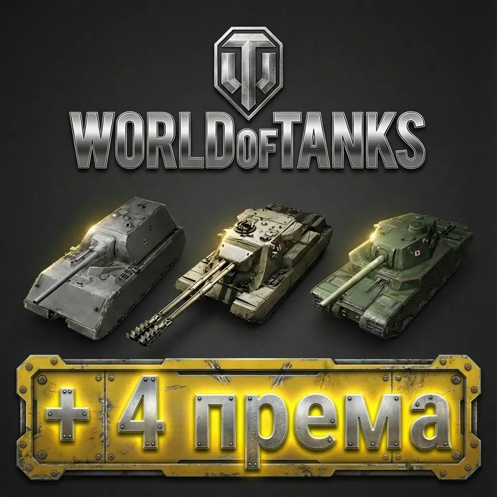 Аккаунт Wargaming Евро: MAUS, Премиум Танки + Почта
