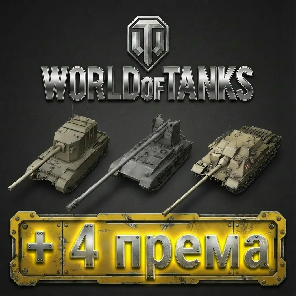 Аккаунт Wargaming Евро: Grille 15, Badger, FV4005 + Премиум