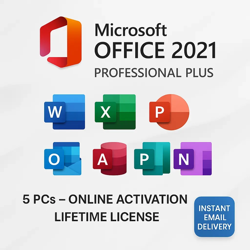 Microsoft Office 2021 Pro Plus | 5 ПК | Ключ | Онл...