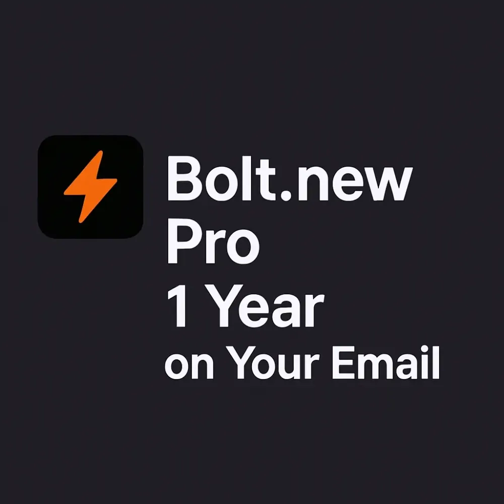 Bolt.new Pro | 1 год | Ключ активации онлайн
