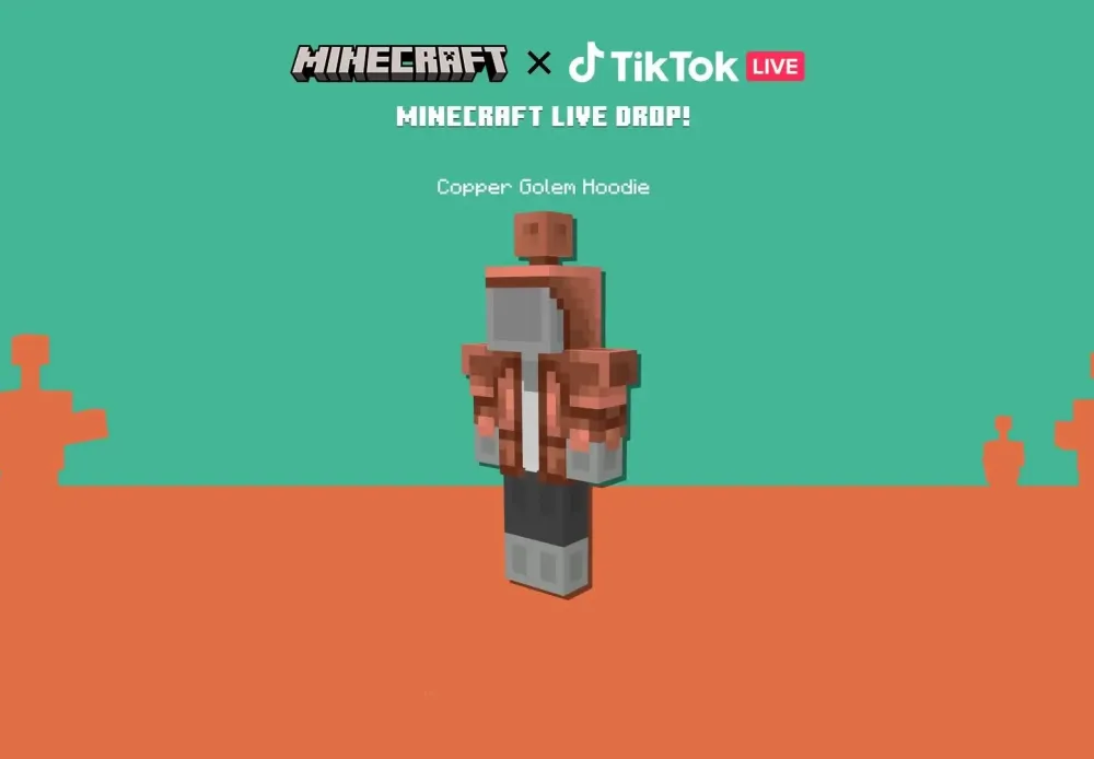 Minecraft Copper Core Twitch Skin: Ключ Java & Bedrock DLC