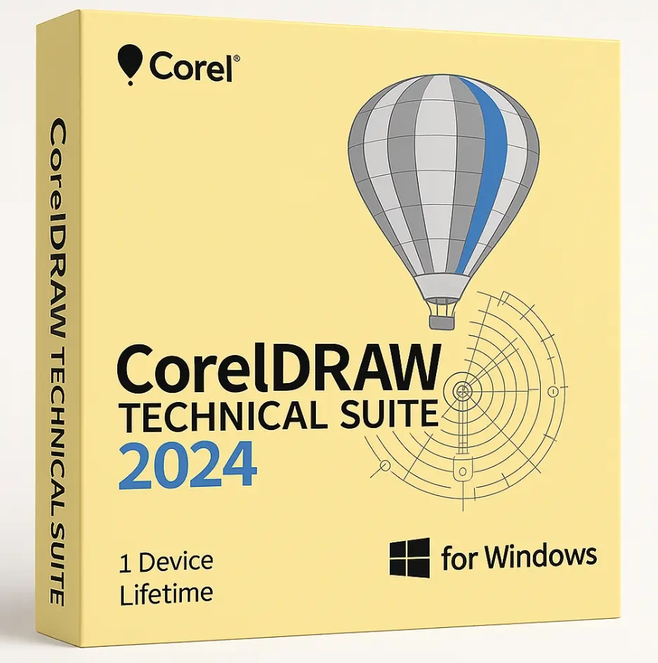 Лицензионный ключ CorelDRAW Tech Suite 2024 (2 ПК)...