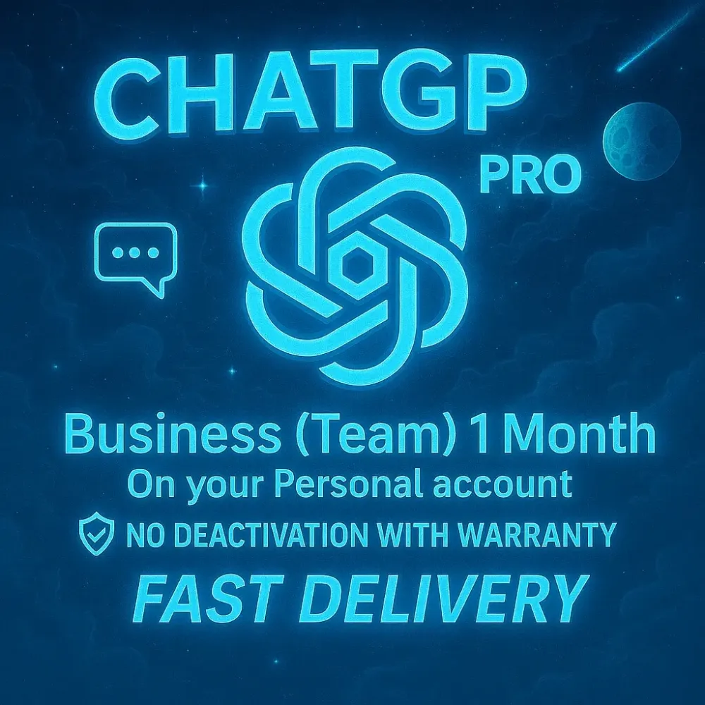 ChatGPT Team/Business 1 Месяц - Купить Онлайн