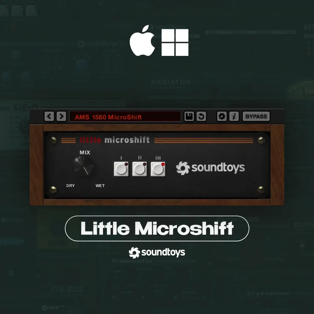 Soundtoys Little Microshift: Пожизненная лицензия V5 | Онлайн