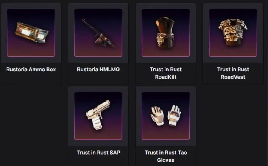 Rust Предметы Twitch Drops Раунд 46 | Steam | Онлайн