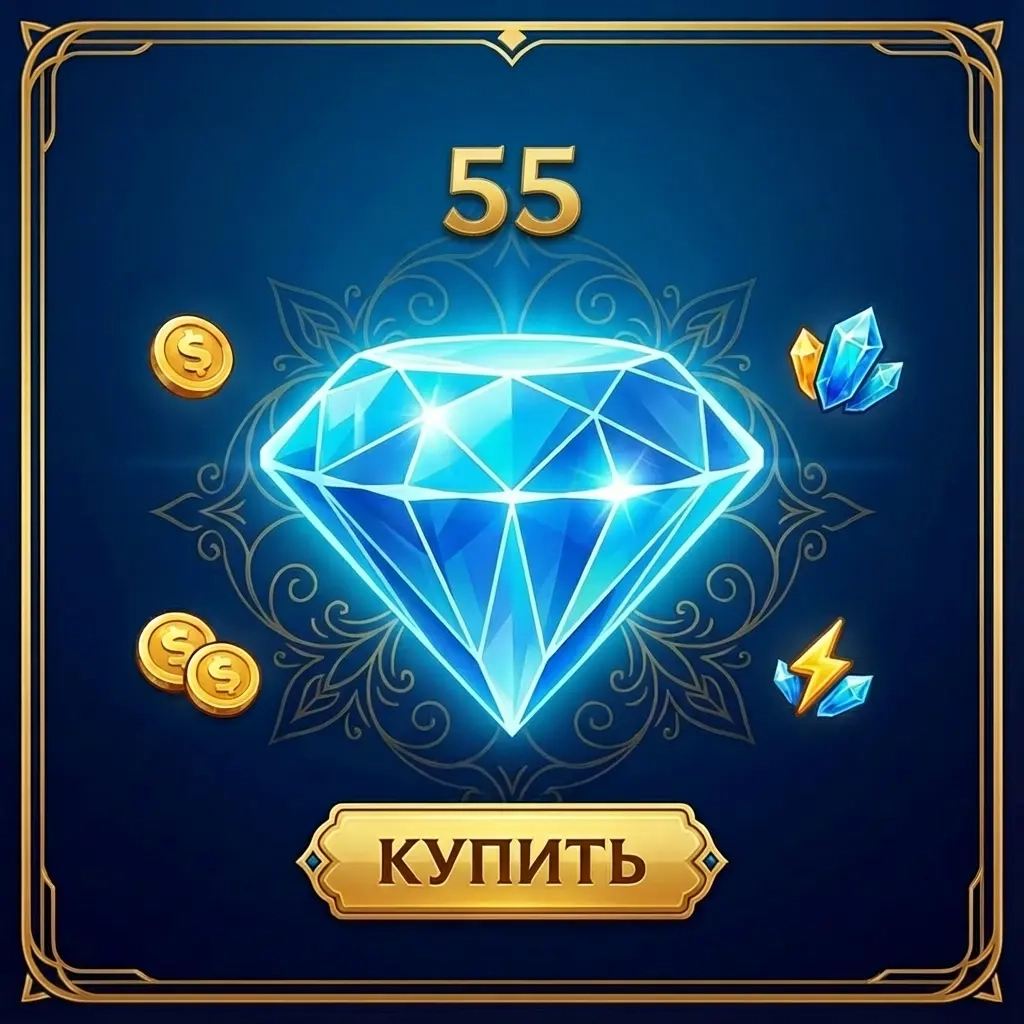 Mobile Legends: 50+5 Алмазов по ID | Россия (СНГ)
