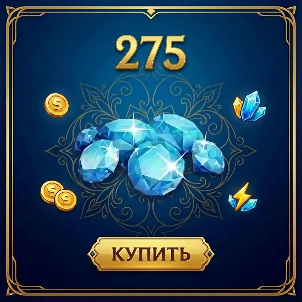 Mobile Legends: 250+25 Алмазов (по ID) - Купить онлайн