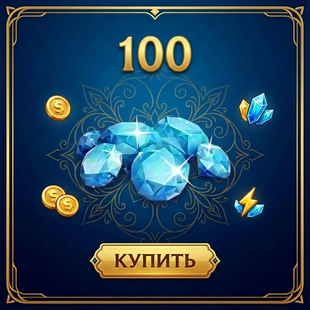 Mobile Legends: 50+50 Алмазов (Россия/СНГ) - Двойной Бонус!
