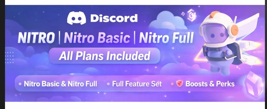 Discord Nitro Ultimate: Подписка Basic/Full - Онлайн