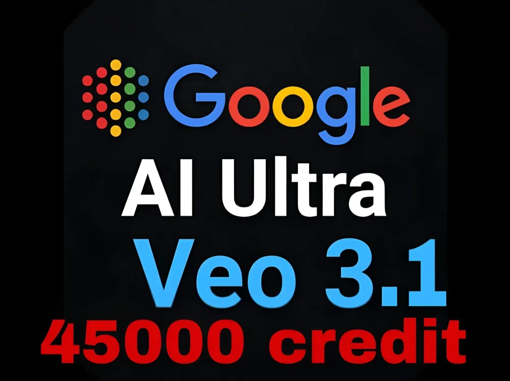 Gemini Ultra: Подписка 1 месяц, 45000 кредитов, Аккаунт Онлайн