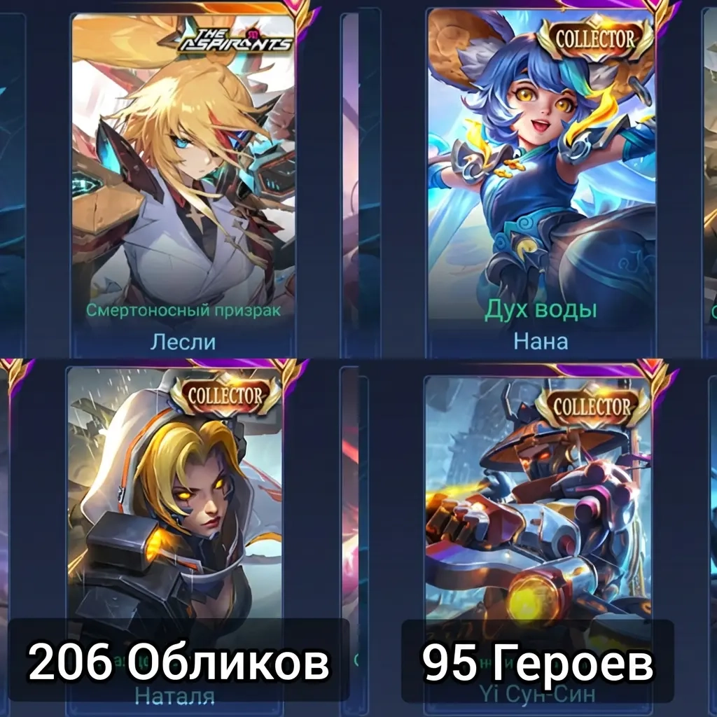 Аккаунт Коллектор ЛСС, Нана, Наталья. Аспирант Лес...