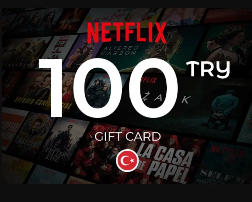 Netflix 100 TL (Турция) - Купить код активации онл...