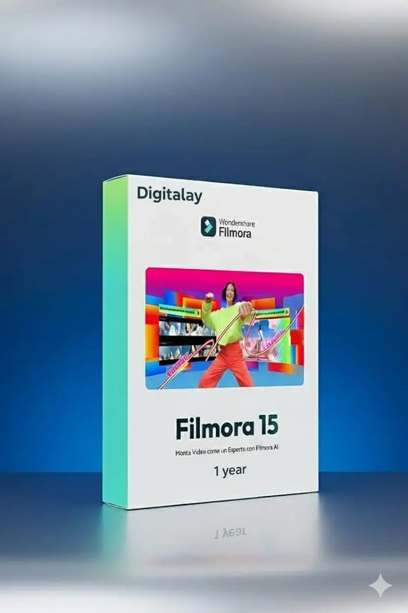 Wondershare Filmora 15: Годовая лицензия + AI (Win...