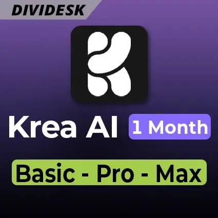 Подписка Krea AI Basic/Pro/Max - 1 месяц | Онлайн