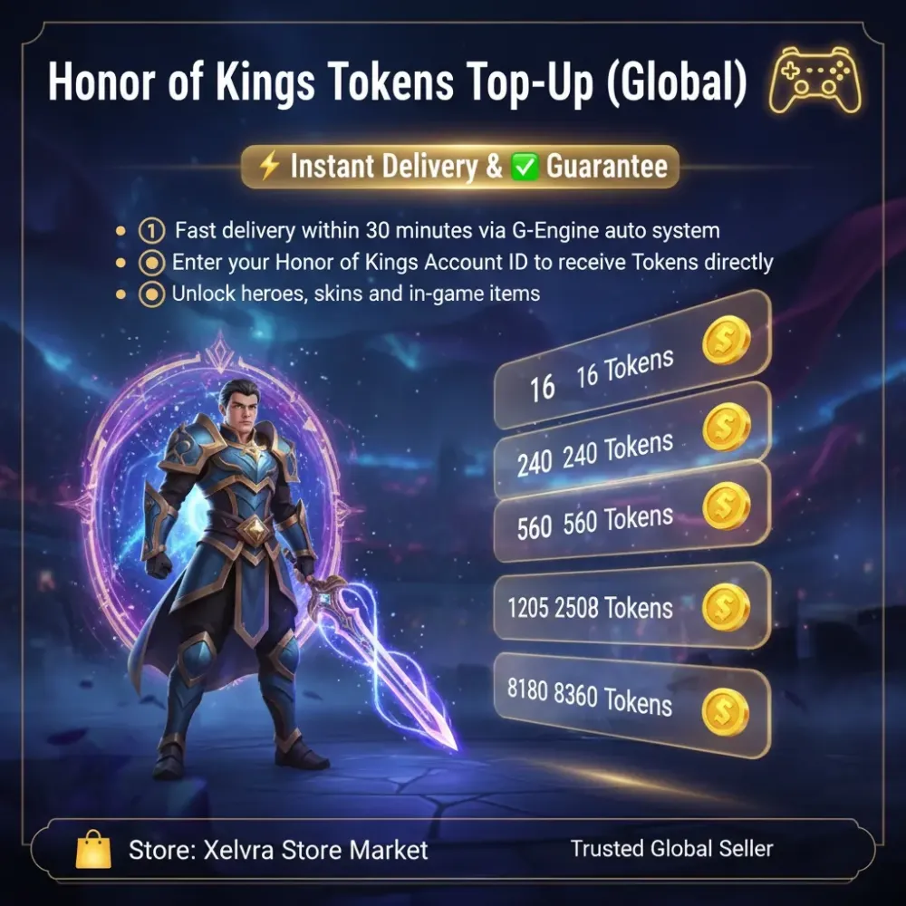 Honor of Kings Токены Global TopUp | Автодоставка по UID