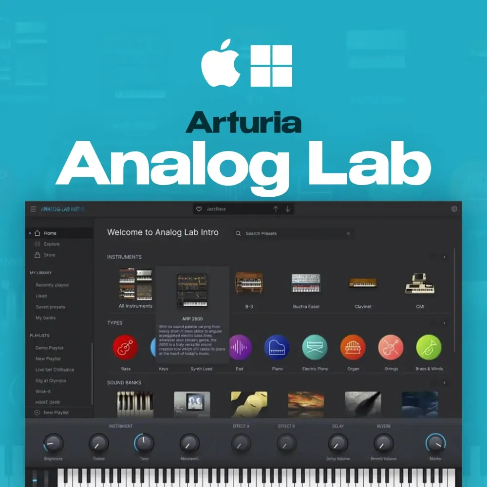 Arturia Analog Lab Intro: Ключ | Онлайн