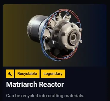 ARC Raiders: Matriarch Reactor x1 | Снаряжение | Онлайн