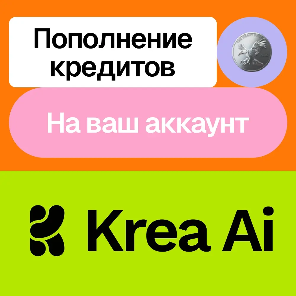 Krea Ai: Пополнение кредитов | Онлайн