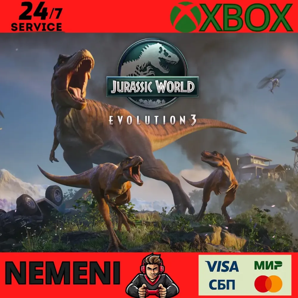JURASSIC WORLD EVOLUTION 3 XBOX+PC Ключ | Купить О...