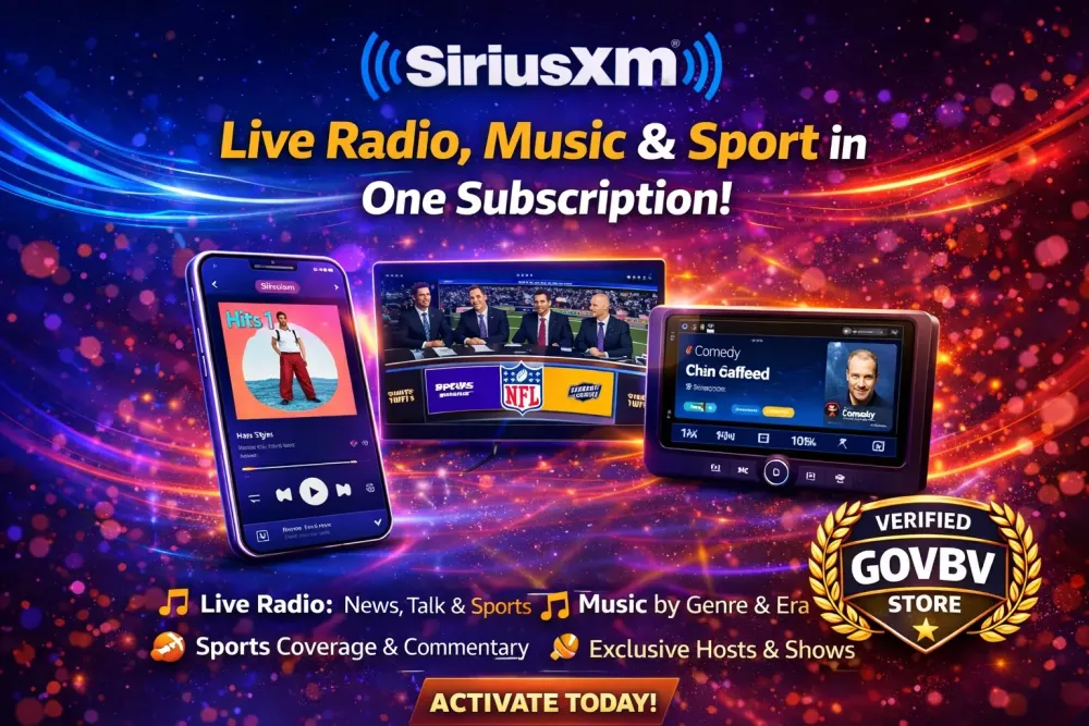 SiriusXM Подписка | Аккаунт онлайн | GOVBV Store