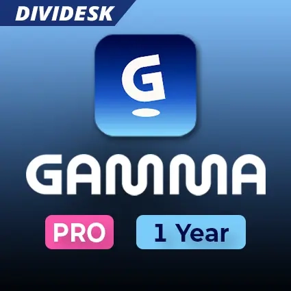 Gamma AI Pro: Подписка на 1 год. Активация онлайн